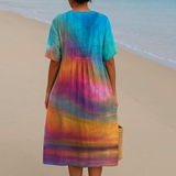 Emma - Sukienka Tie-Dye przy Zachodzie Słońca