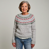 Ludomira - Sweter w stylu vintage