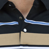 Kamil - Koszulka polo w kolorowe paski