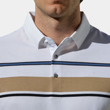 Kamil - Koszulka polo w kolorowe paski