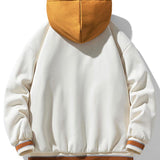 Diederik | Corduroy baseball jack met capuchon