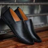 Eppo | Ademende leren loafers