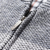 Finn | Gebreid vest met baseballkraag en rits