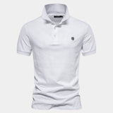 Frank | Marineblauwe klassieke polo