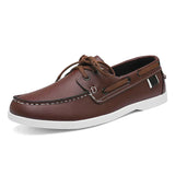 Geerten | Zwarte leren business loafers