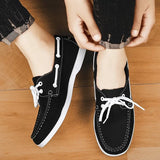 Geerten | Zwarte leren business loafers