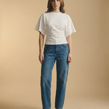 Ardena - Drape bawelnka t-shirt