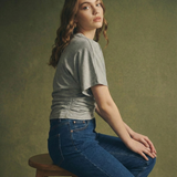 Ardena - Drape bawelnka t-shirt