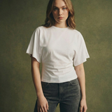 Ardena - Drape bawelnka t-shirt