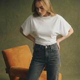 Ardena - Drape bawelnka t-shirt