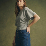 Ardena - Drape bawelnka t-shirt