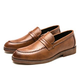 Wiesław - Skórzane loafersy na eleganckie okazje