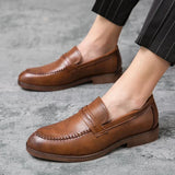 Wiesław - Skórzane loafersy na eleganckie okazje