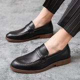 Wiesław - Skórzane loafersy na eleganckie okazje