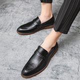Wiesław - Skórzane loafersy na eleganckie okazje