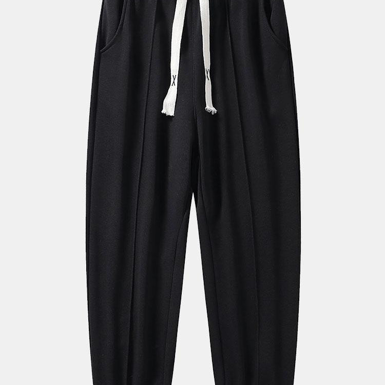Henk | Joggingbroek met pijpvouw