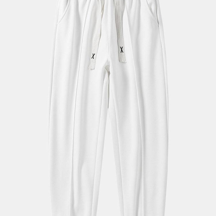 Henk | Joggingbroek met pijpvouw