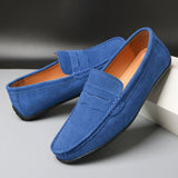 Mieczysław - Miękkie zamszowe loafersy