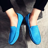 Mieczysław - Miękkie zamszowe loafersy