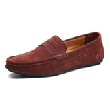 Mieczysław - Miękkie zamszowe loafersy