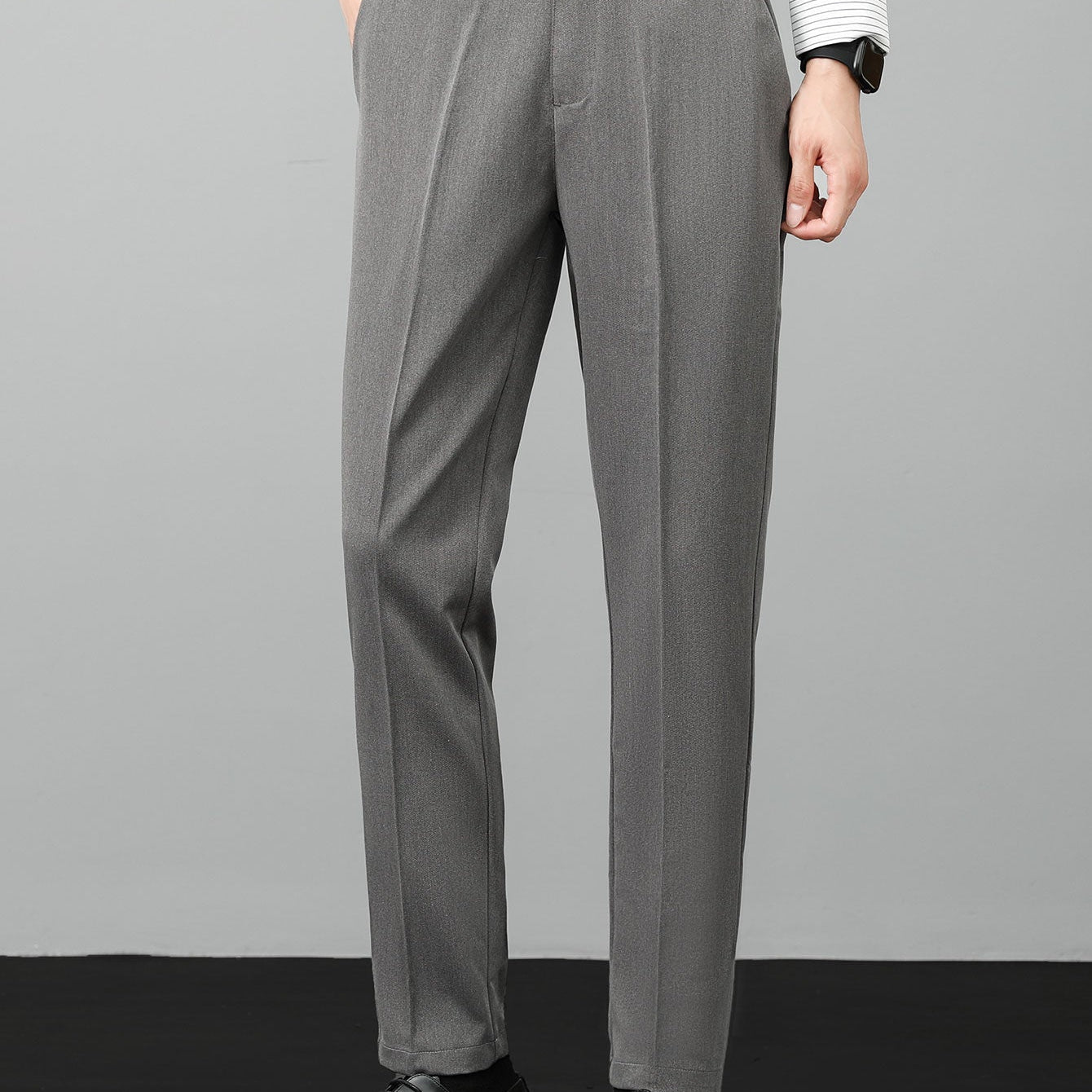 Patryk - Eleganckie spodnie materiałowe slim fit