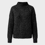 Aroa - Sweter pleciony z golfem