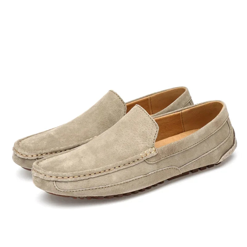 Jędrzej - Zamszowe loafersy premium