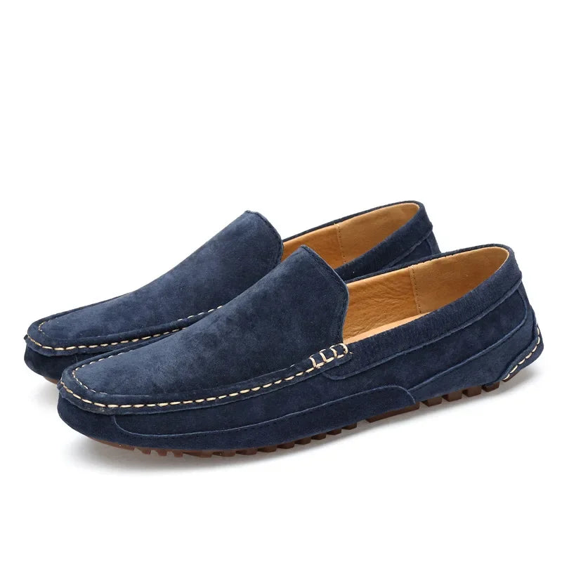 Jędrzej - Zamszowe loafersy premium