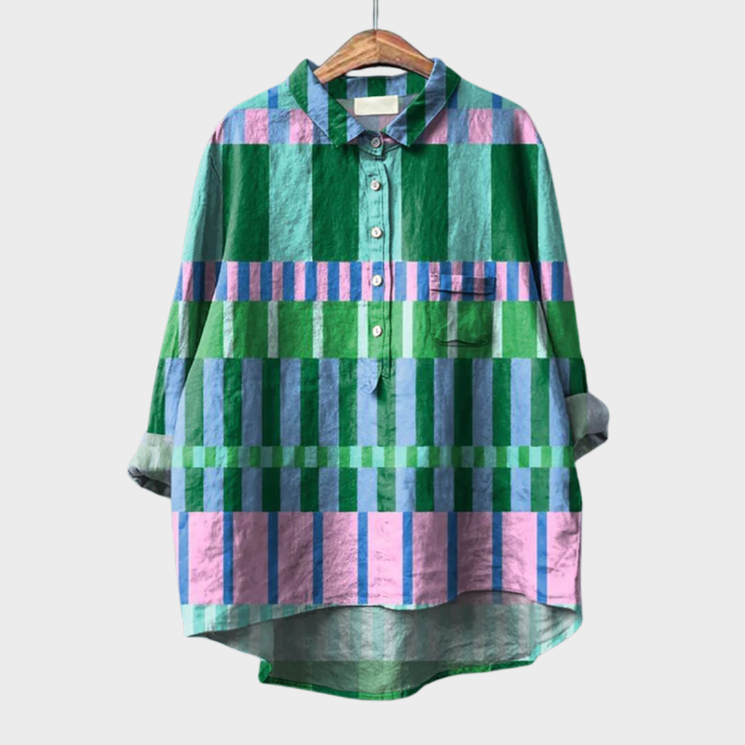Bursztyna - Elegancka letnia bluzka