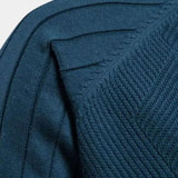 Wiebe | Taupe gebreid vest met rits