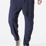Jasper | Linnen harem broek met riem