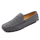 Jorg | Marineblauwe suède bootloafers