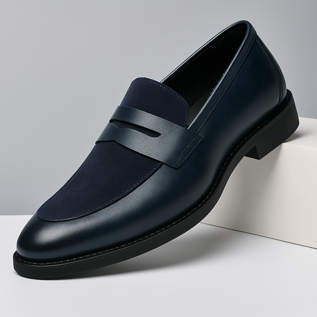 Juliusz - Eleganckie penny loafersy