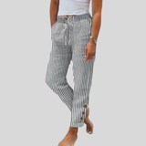 Raquelle - Spodnie w Paski Casual