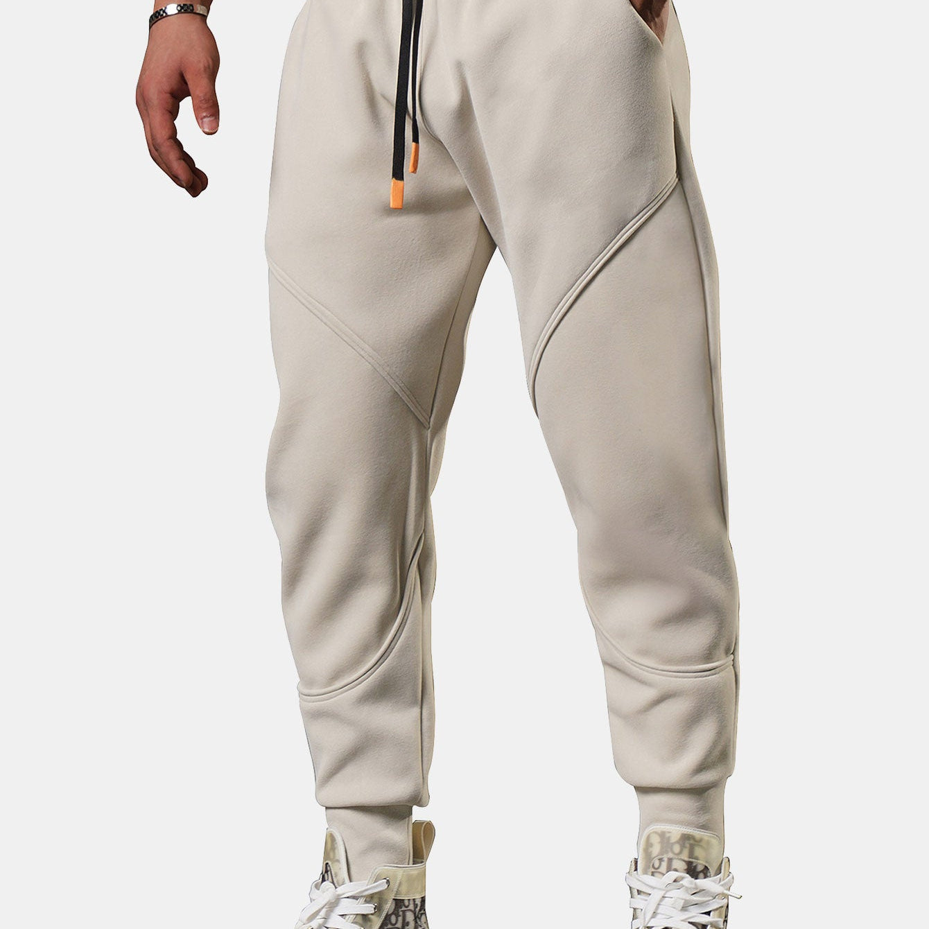 Kai | Cropped joggingbroek met split