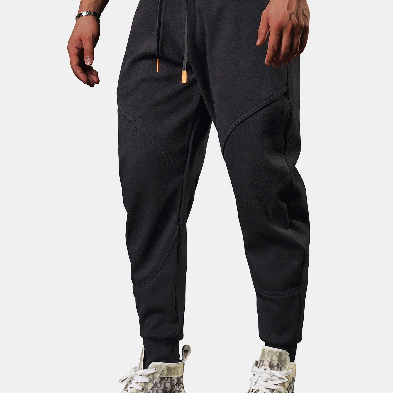 Kai | Cropped joggingbroek met split