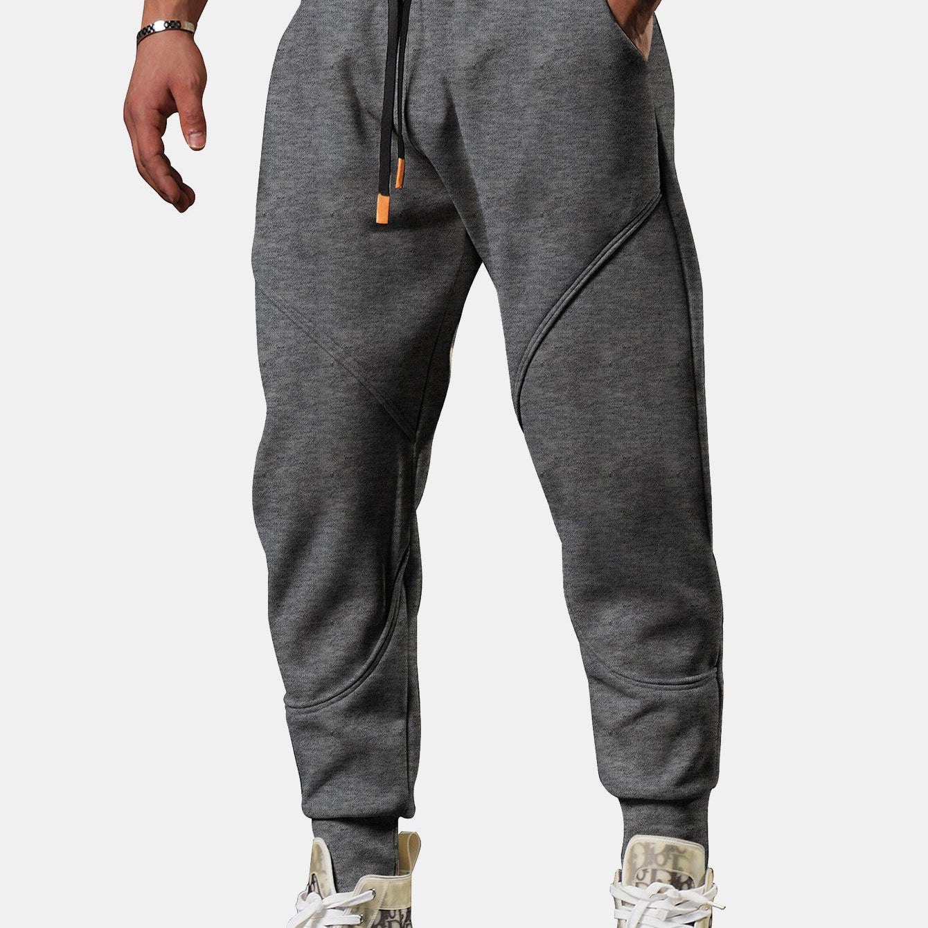 Kai | Cropped joggingbroek met split