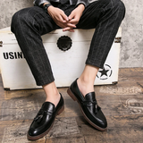 Kamiel | Leren loafers met kwastjes