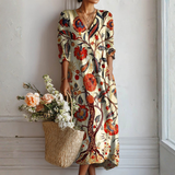 Anne - Kwiatowa Sukienka Boho