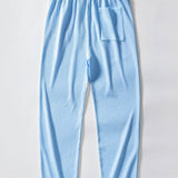 Koen | Geribbelde broek straight leg