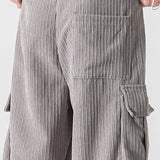Lars | Corduroy cargo broek relaxed fit