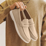 Leszek - Zamszowe loafersy