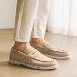 Leszek - Zamszowe loafersy
