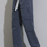 Liam | Pantalon straight leg met trekkoord