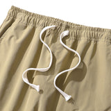 Liam | Pantalon straight leg met trekkoord