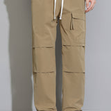 Liam | Pantalon straight leg met trekkoord