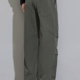 Liam | Pantalon straight leg met trekkoord