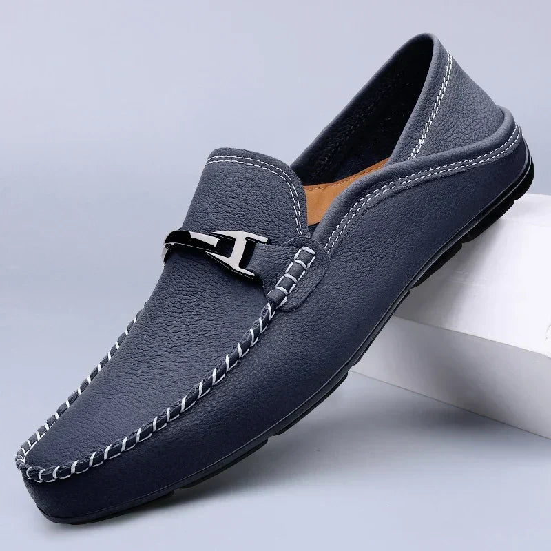 Maciej - Skórzane loafersy premium