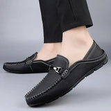 Maciej - Skórzane loafersy premium