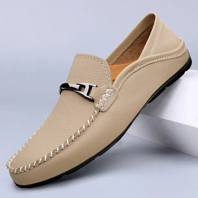 Maciej - Skórzane loafersy premium